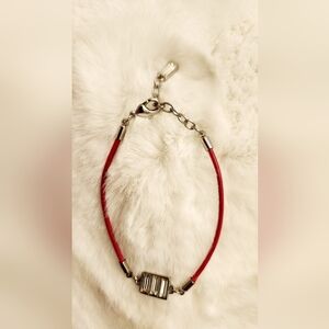 Lia Sophia "Parfait" Strawberry Cut Crystals bracelet